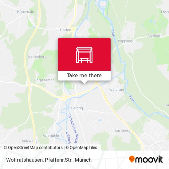 Wolfratshausen, Pfaffenr.Str. map