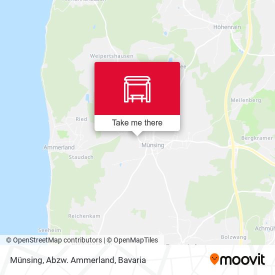 Münsing, Abzw. Ammerland map