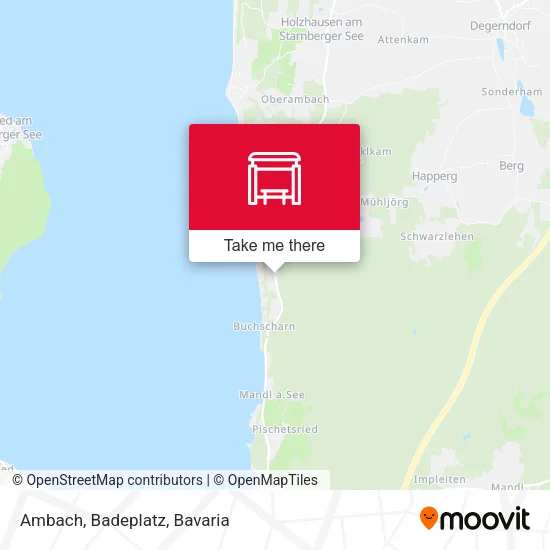 Карта Ambach, Badeplatz