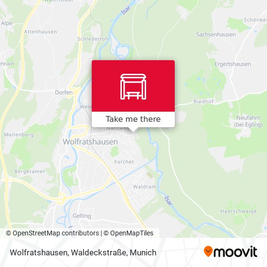 Wolfratshausen, Waldeckstraße map