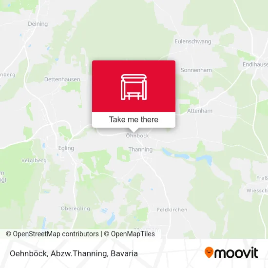 Карта Oehnböck, Abzw.Thanning