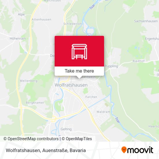 Wolfratshausen, Auenstraße map