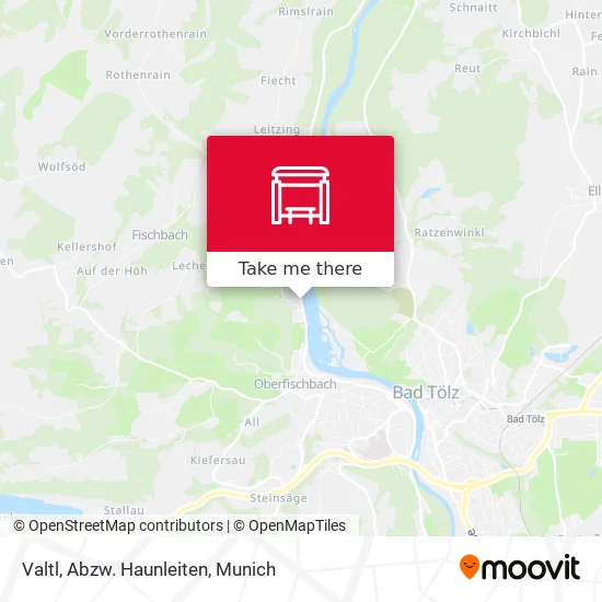 Карта Valtl, Abzw. Haunleiten