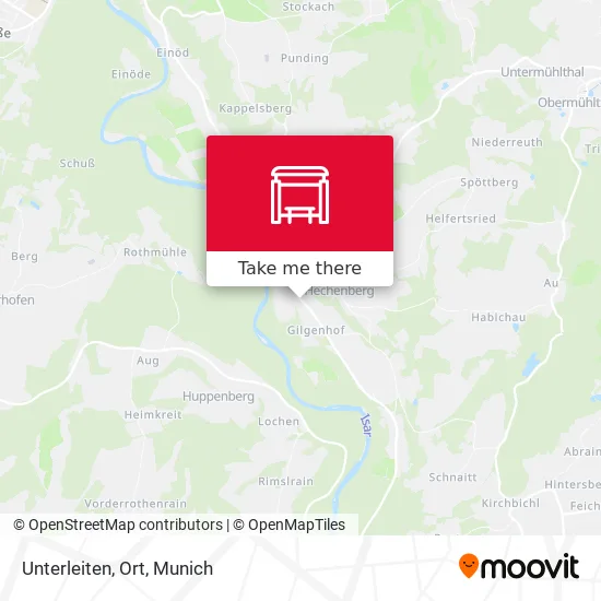 Карта Unterleiten, Ort