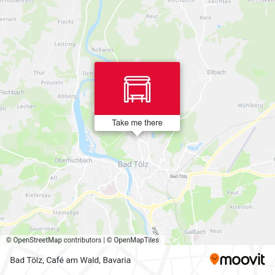 Карта Bad Tölz, Café am Wald