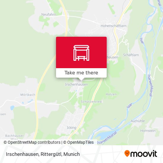 Irschenhausen, Rittergütl map