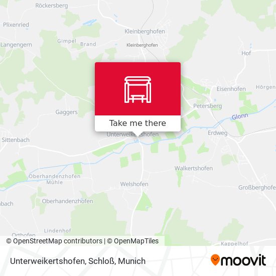 Unterweikertshofen, Schloß map