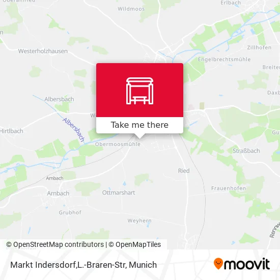 Карта Markt Indersdorf,L.-Braren-Str