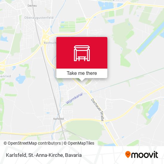 Karlsfeld, St.-Anna-Kirche map