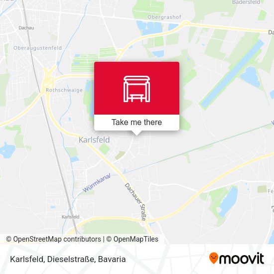 Karlsfeld, Dieselstraße map
