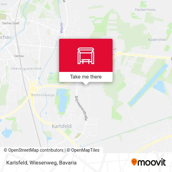 Карта Karlsfeld, Wiesenweg