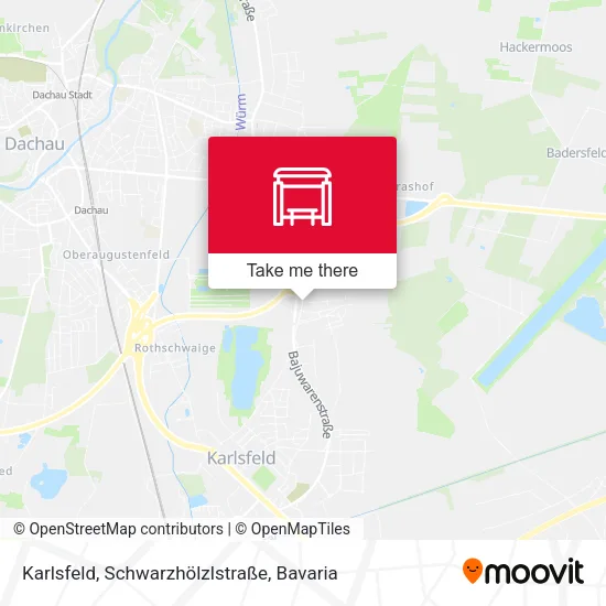Карта Karlsfeld, Schwarzhölzlstraße