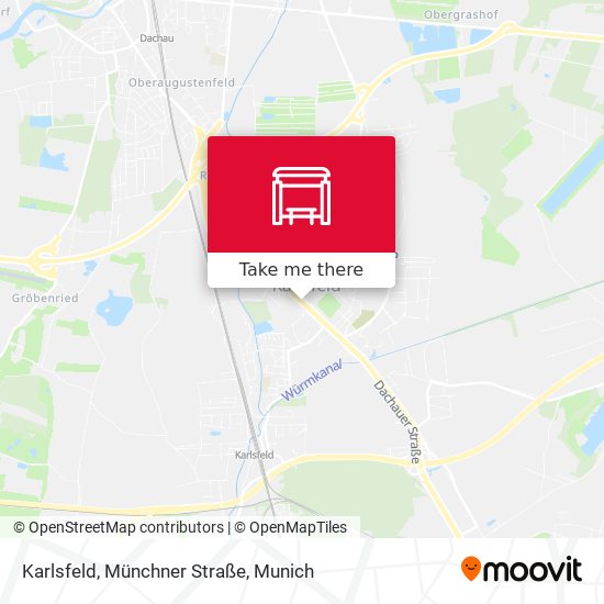 Karlsfeld M nchner Stra e stop Routes Schedules and Fares