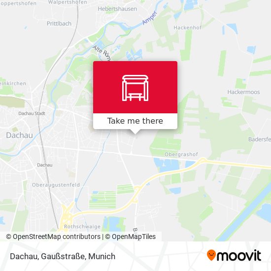 Dachau, Gaußstraße map