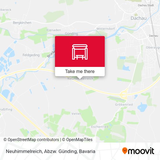 Neuhimmelreich, Abzw. Günding map