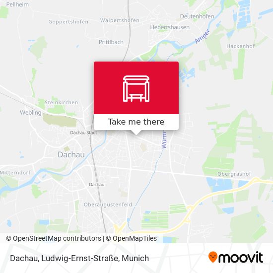 Dachau, Ludwig-Ernst-Straße map