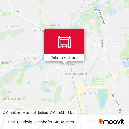 Dachau, Ludwig-Ganghofer-Str. map