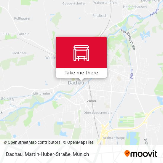 Dachau, Martin-Huber-Straße map