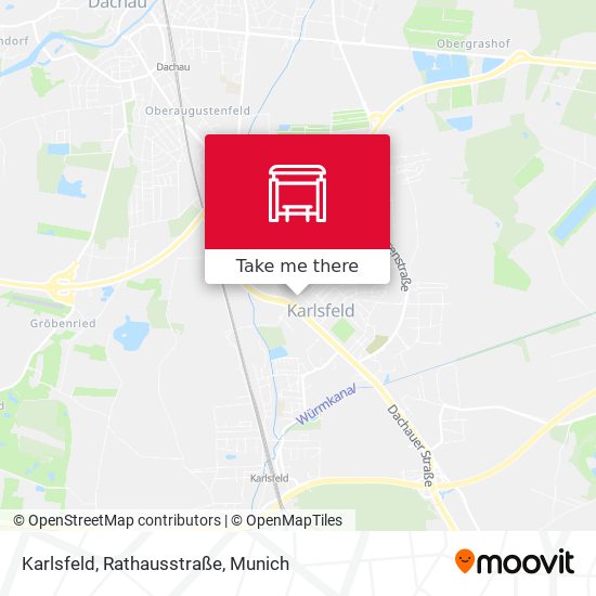 Karlsfeld, Rathausstraße map