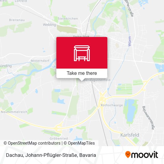 Dachau, Johann-Pflügler-Straße map