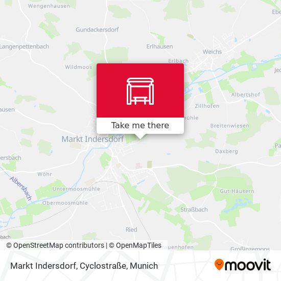 Markt Indersdorf, Cyclostraße map