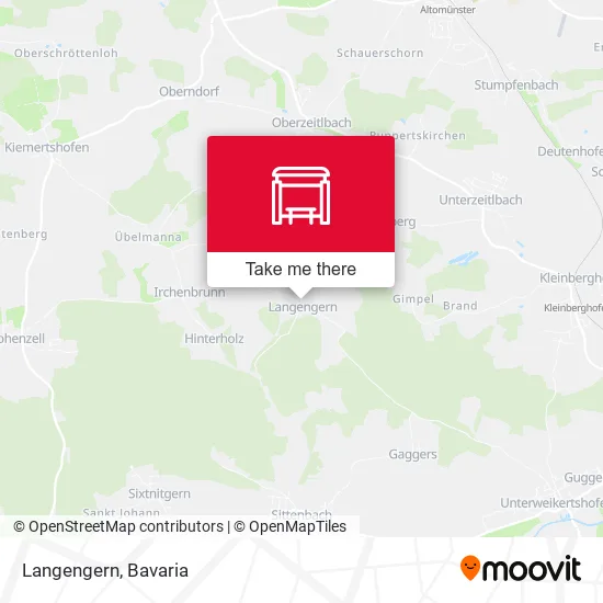 Карта Langengern