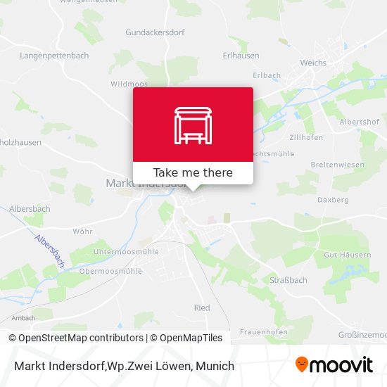 Markt Indersdorf,Wp.Zwei Löwen map