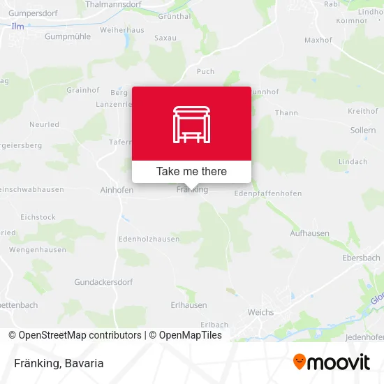 Карта Fränking