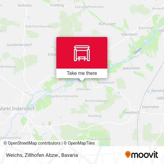 Карта Weichs, Zillhofen Abzw.