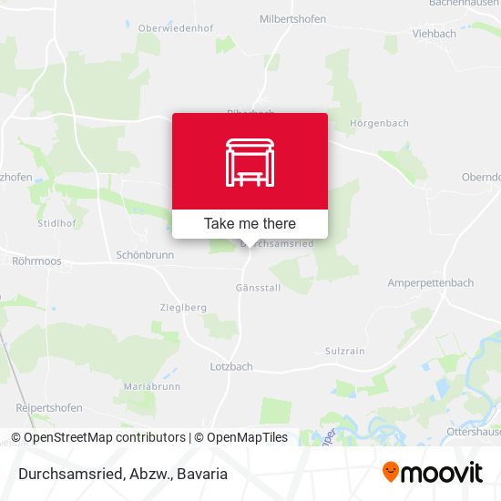 Карта Durchsamsried, Abzw.
