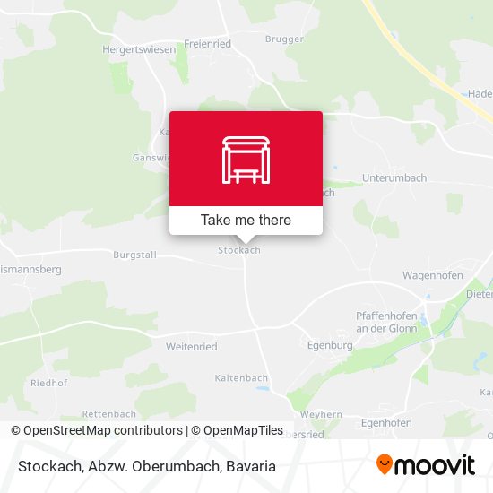 Stockach, Abzw. Oberumbach map