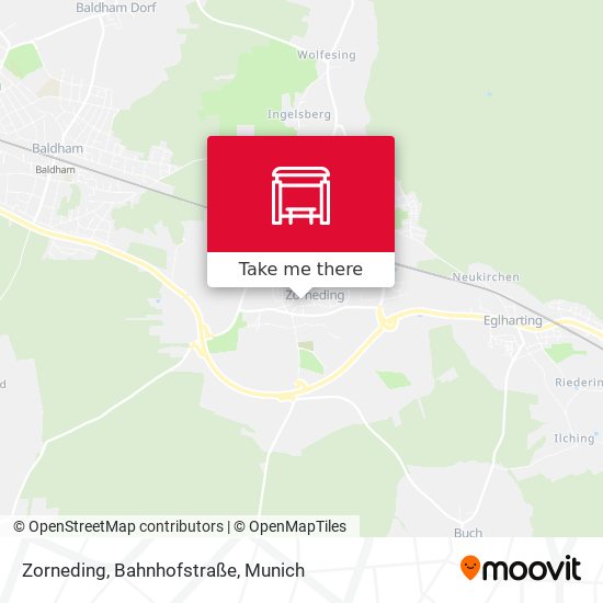 Zorneding, Bahnhofstraße map