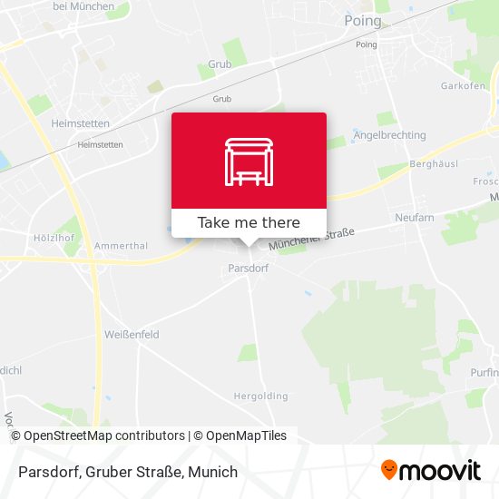 Parsdorf, Gruber Straße map