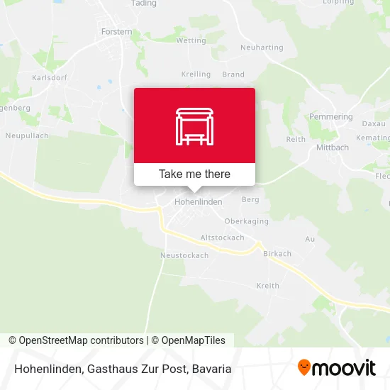 Карта Hohenlinden, Gasthaus Zur Post