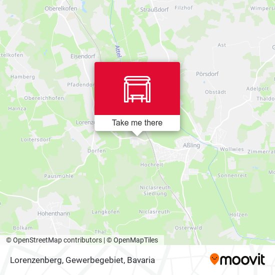 Lorenzenberg, Gewerbegebiet map