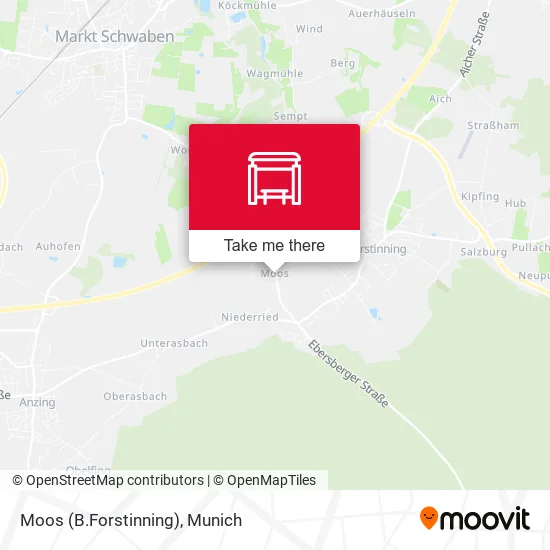 Карта Moos (B.Forstinning)