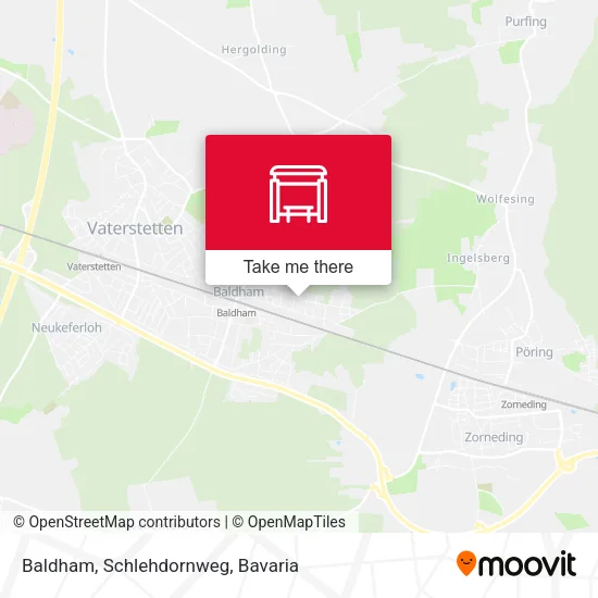 Карта Baldham, Schlehdornweg