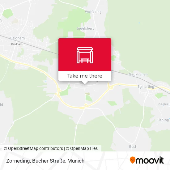 Карта Zorneding, Bucher Straße