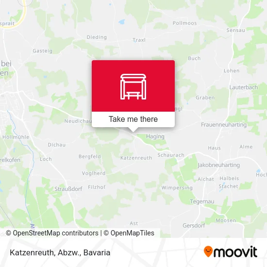 Карта Katzenreuth, Abzw.