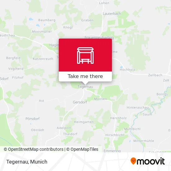 Карта Tegernau