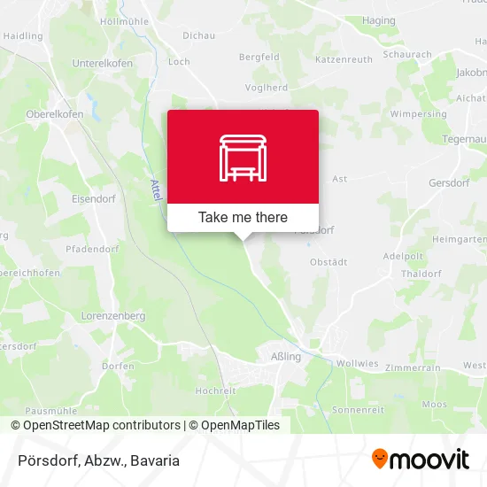 Карта Pörsdorf, Abzw.