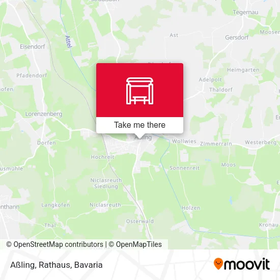 Карта Aßling, Rathaus