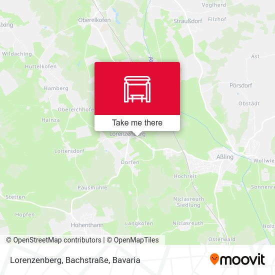 Lorenzenberg, Bachstraße map