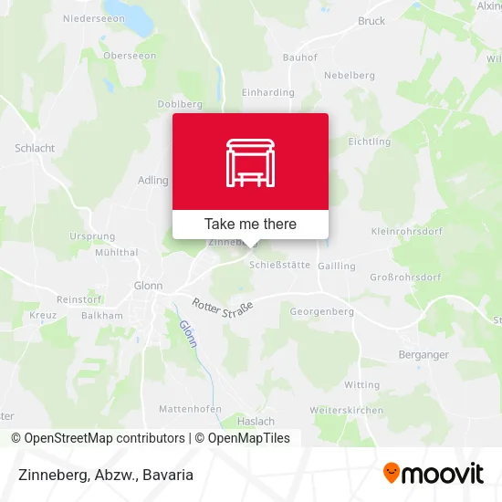 Карта Zinneberg, Abzw.