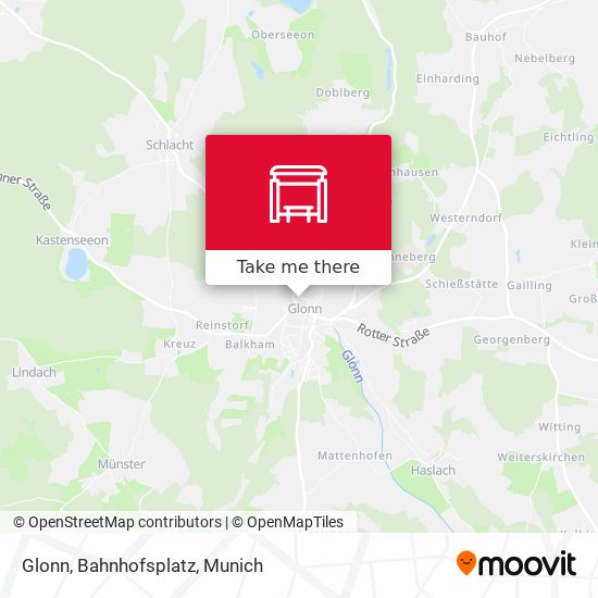 Карта Glonn, Bahnhofsplatz