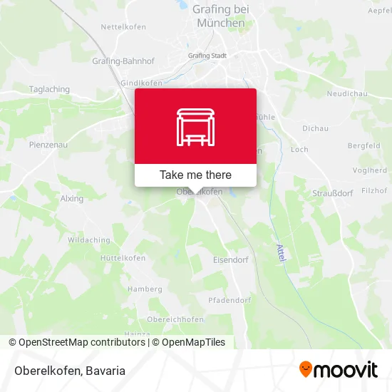 Карта Oberelkofen