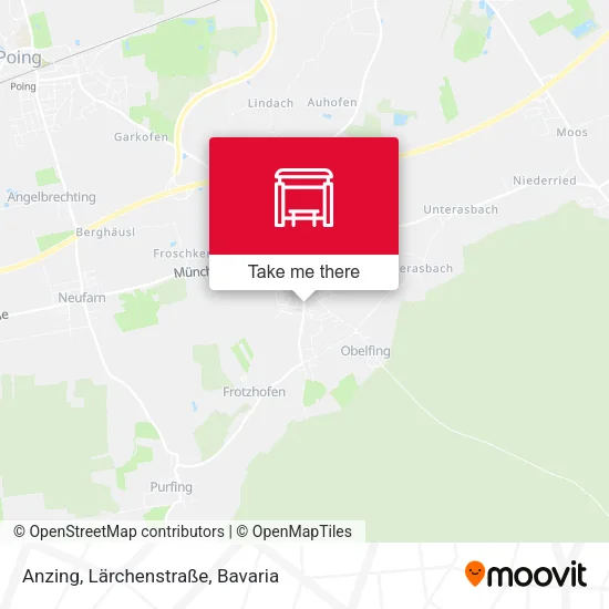 Карта Anzing, Lärchenstraße
