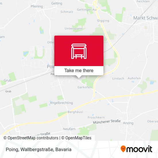 Poing, Wallbergstraße map