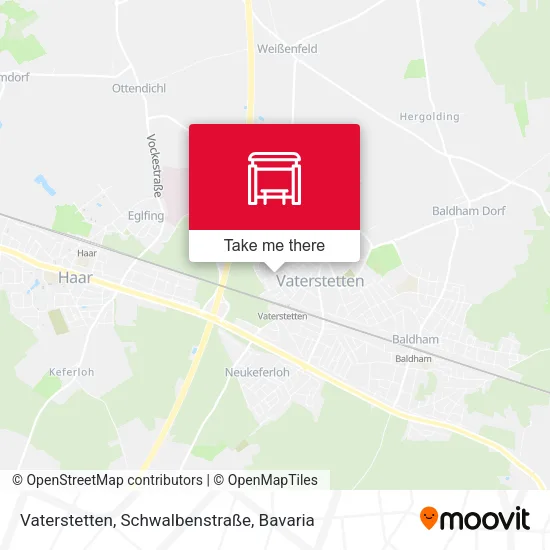 Карта Vaterstetten, Schwalbenstraße