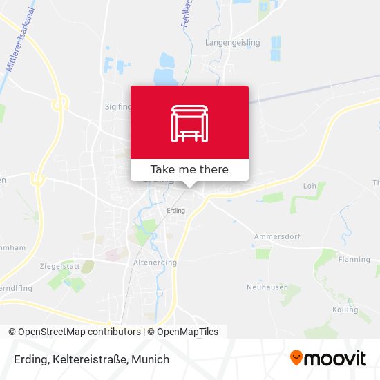 Erding, Keltereistraße map